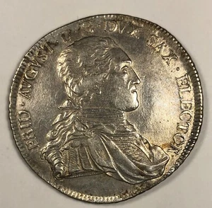 1803 German Thaler. Saxony. Original Almost Unc. - Picture 1 of 3