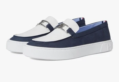 Nuevos mocasines Tommy Hilfiger Wilfer con logotipo metálico de la firma Talla 8 mediano Foto 1 de 4