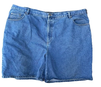 Pantalones Cortos de Jean Route 66 De Colección Para Hombre Talla 50 Azul Denim Y2K Calce Relajado Sueltos Foto 1 de 4