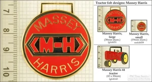 Fob decorativi per trattore Massey, vari disegni e opzioni di portachiavi - Foto 1 di 7