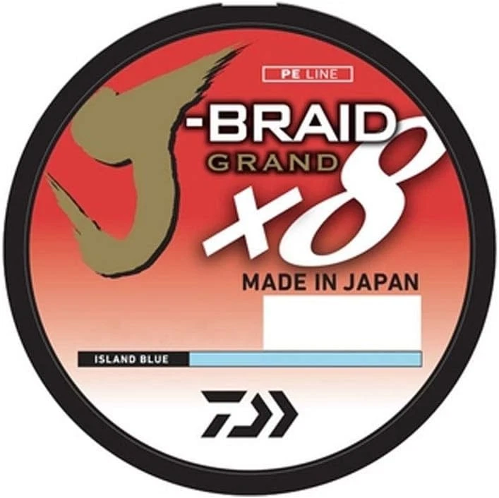 Daiwa J-Braid Grand x8 Fishing Line Island Blue 30Lb 300Yd - JBGD8U30-300IB - Изображение 1 из 1