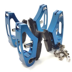 Machine Tech Zero Flex Cantilever Bremsenset komplett blau Vintage MTB Paul Yeti - Bild 1 von 15