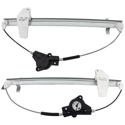 Window Regulators Glass Set of 2 Rear Driver & Passenger Side Left Right Pair - Image 1 of 4