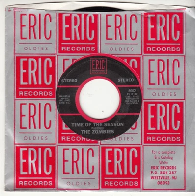 THE ZOMBIES - TIME OF THE SEASON + RICK DERRINGER - REISSUE 45 - GREAT SHAPE Foto 1 de 2