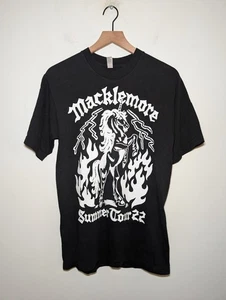 Macklemore Sommer Tour 2022 Konzert Tour T-Shirt Einhorn Artwork schwarz Shirt S - Bild 1 von 7