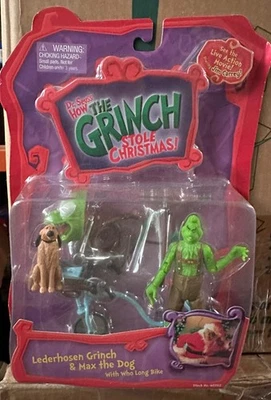 HOW THE GRINCH STOLE CHRISTMAS LOT Lederhosen Grinch Max Whobilation Mayor May - Image 1 of 4