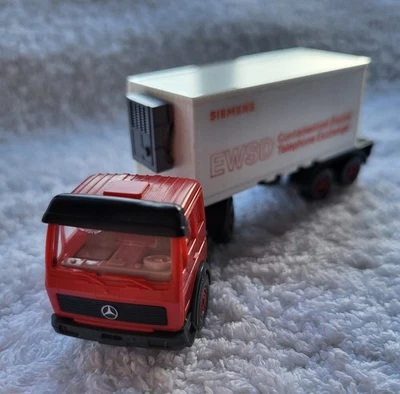 WIKING H0 : Mercedes 1632 S/NG 80 - Container-SZ mit 20'-Box "SIEMENS EWSD" - Bild 1 von 4