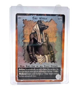Shu Horus Rage Werewolf Apocalypse CCG White Wolf Foil 1995 - Picture 1 of 3
