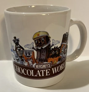 Vintage Hershey's Chocolate World Coffee Mug Cup Promo Candy Characters RARE - Picture 1 of 4