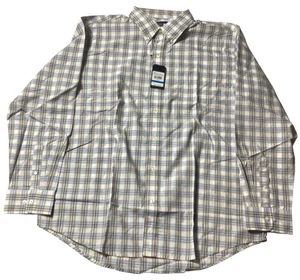 Arrow: Poplin Long Sleeve Plaid Shirt, Chest Pocket, Button Down, Size XL - Picture 1 of 10