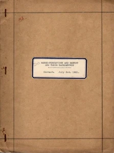 Rudolf Steiner / SINNESWAHRNEHMUNG UND ERINNERUNG UND IHRE HINTERGRÜNDE Dornach Juli - Bild 1 von 3