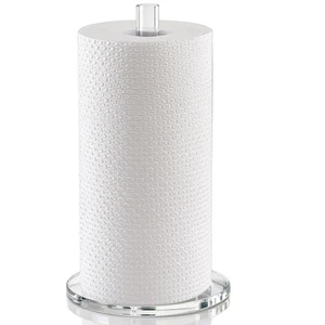 Kitchen Clear Acrylic Paper Towel Holder with Stable Base for Durability - Picture 1 of 7