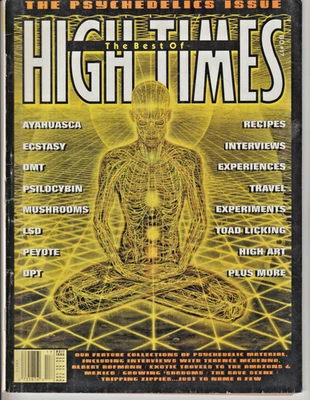 High Times Magazine Best of 1995 Psychedelics Psilocybin Peyote LSD Ecstasy DPT - Image 1 of 2