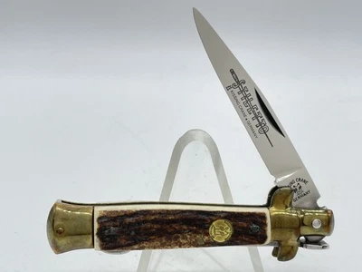 KISSING CRANES Germany KC-46 Genuine Stag Stiletto - Image 1 of 4