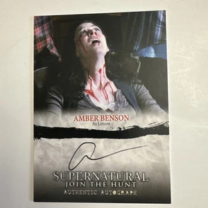 Supernatural Seasons 1-3 Amber Benson as Lenore Autograph Card A14 - Picture 1 of 2
