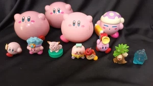 Kirby & Pokémon Style Mini Figure Lot (12pcs) - Nintendo Game Characters - Japan - Picture 1 of 20