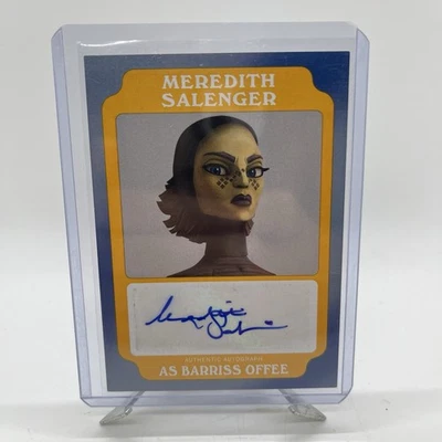 2018 Star Wars Auto Gold Meredith Salenger as Barriss Offee #6 /10 - Image 1 of 3