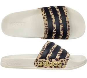 NWT ADIDAS IG3682 MEN UNISEX ADILETTE SHOWER BEIGE /LEPORED /BLACK SLIDE - Picture 1 of 3
