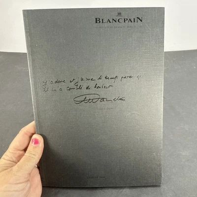 BLANCPAIN 2004 4-FOLD WATCH COLLECTION FLYER - Image 1 of 4
