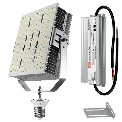 Commercial Parking Lot Shoebox High Bay Led Rrtrofit Lit Light 300W AC 277-480V - Image 1 of 4