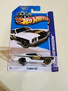2013 Hot Wheels #249 HW Showroom Performance '70 BUICK GSX White MILODON wBlkMC5 - Picture 1 of 5