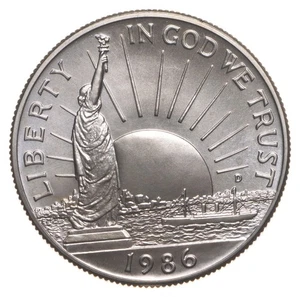 1986-D BU Unc Statue of Liberty Commemorative Half Dollar *1408 - Picture 1 of 3