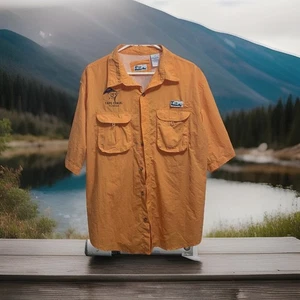 5 Mens Pocket Vented XXL Fishing Shirts Bimini Bay Joe Marlin Magellan WWS Lot - Picture 1 of 20