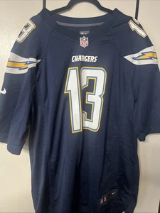 NFL Keenan Allen #13 Navy Blue Chargers Football Jersey Shirt XL Nike Dri Fit - Picture 1 of 9