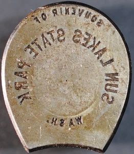 Sun Lakes State Park, Washington Encased Cent Die - Picture 1 of 1