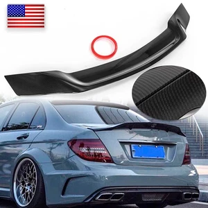 PARA 08-14 MERCEDES BENZ W204 C250 C300 C63 ALERÓN MALETERO PATO ESTILO RT - Imagen 1 de 12