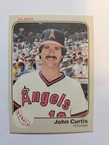 1983 Fleer John Curtis #84 fast neuwertig - Bild 1 von 1