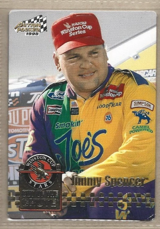 Jimmy Spencer OC 1995 Pinnacle Action Packed Stars #13 - Image 1 of 1