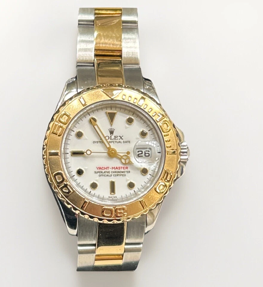 Rolex Yacht-Master 29 MM. 16623 Gold and Silver Oyster Bracelet with Gold Bezel - Image 1 of 4