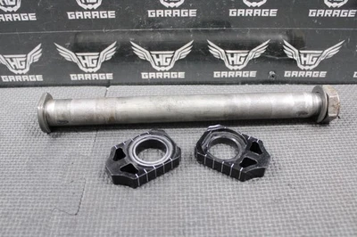 Suzuki RMZ250 2013 OEM eje trasero llanta trasera pivote bloques de pernos 64711-35G01 Foto 1 de 4