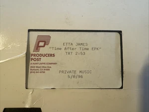 ETTA JAMES 1996 VHS TIME AFTER TIME EPK PUBLICIST CUT PREVIEW SCREENER PROMO - Imagen 1 de 4