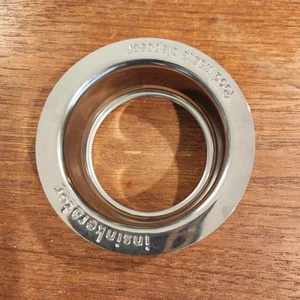Garbage Disposal Insinkerator STAINLESS Sink Flange NEW $25 FREE SHIPPING - Picture 1 of 2