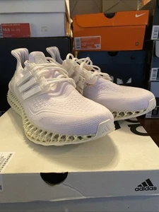Brand New Adidas Ultra 4D FWD Triple White Running Sneakers HP7598 Men’s Size 11 - Picture 1 of 10