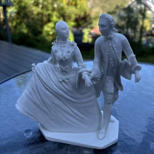 Nymphenburg Blanc de Chine Franz Antonio Bustelli Dancing Couple Late 19th C - Picture 1 of 7