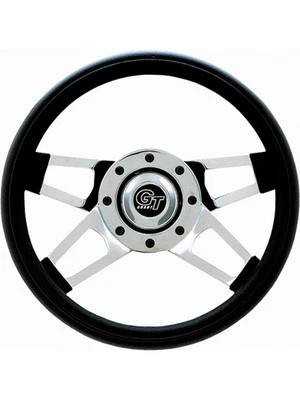 Grant Challenger 13-1/2 Dia 3-1/2 Dish - Chrome Spokes (440) - Image 1 of 4