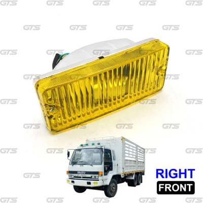 Yellow Rh Front Bumper Lamp Lights For Isuzu Rocky FSR FTR 175 195 1984 - 1995 Foto 1 de 4