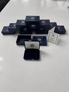 American Eagle One Ounce Proof Silver Coin Box Set COA - NO COIN - Picture 1 of 6