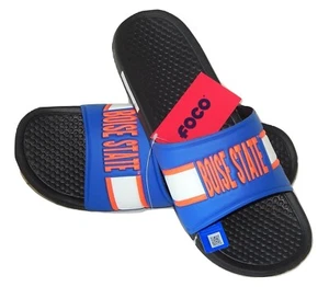 BOISE STATE BRONCOS NCAA Slides sandali piscina uomo taglia 11-12 o 13-14 nuovi con etichette $20 - Foto 1 di 3
