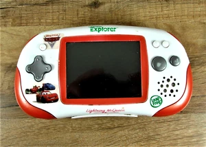 Consola de juegos portátil Leap Frog Lightning McQueen Edition solo piezas o reparación - Imagen 1 de 6