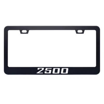 Аксессуары для кабины Dodge Ram 2500 металлическая рамка для номерного знака черная крышка - Изображение 1 из 4