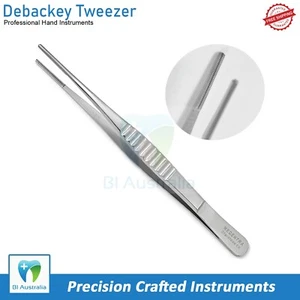 New Surgical Dental Tweezers Atraumatic Debakey Dissecting Tissue Cotton Forceps - Bild 1 von 3