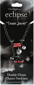 Twilight "Eclipse" Doppelkette Charm Halskette (Team Jacob) - Bild 1 von 1