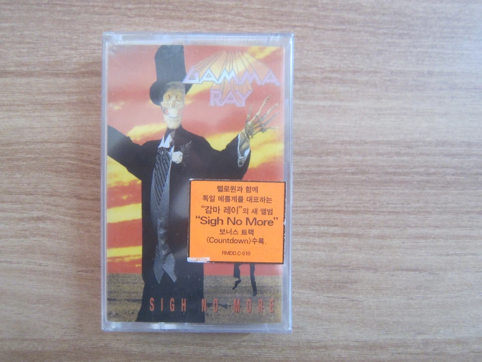 GAMMA RAY SIGH NO MORE, RARE ORIG KOREA SEALED CASSETTE TAPE - Image 1 of 3