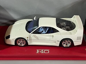 BBR 1/18 Ferrari F40 White 1987 Bianco Avus LE 92 pcs(P18151E) - Picture 1 of 11