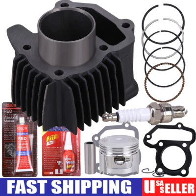 For 1985-2001 Yamaha Badger 80 YFM80 Cylinder Piston Gasket Top End Kit Foto 1 de 4