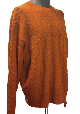 Robert Talbott Sweater Mens Size Large Long Sleeve Cable Knit Pullover Sweater - Image 1 of 4